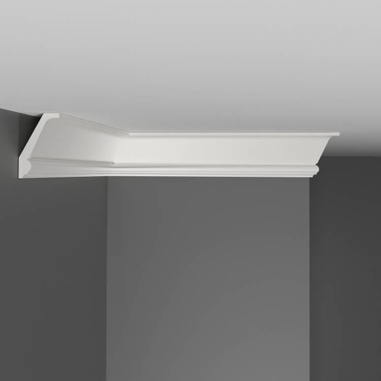 Плинтус потолочный гладкий DECOMASTER D151 200x2.5x4
