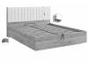 Кровать Woodville Адам 576849 дуб крафт золотой, грей алькантара велюр с ПМ 160x200 фото 4