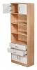 Стеллаж комбинированный МФ Мастер Либерти-51 Либерти-51-ДС-БТ дуб сонома / белый фото 4