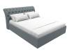 Интерьерная кровать Лига Диванов Сицилия 123129 серый 160x200 фото 4