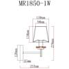 Бра MyFar Daniel MR1850-1W фото 2