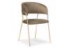 Стул Woodville Kamelia 15318 cappuccino, gold