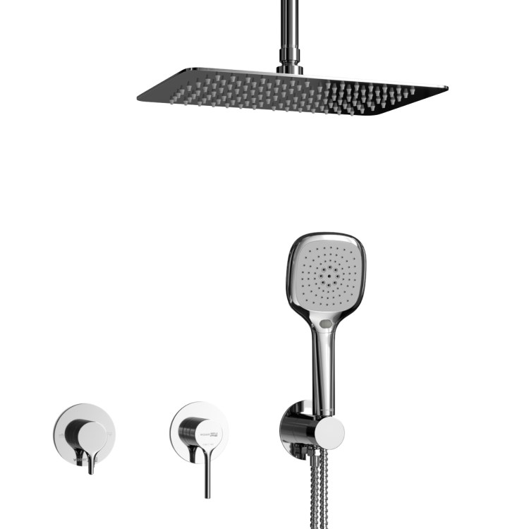 Душевой комплект Wasserkraft Rhein (Рейн) 9951.99DVR2.068.069.444.010.065 хром