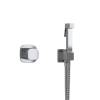 Гигиенический душ Wasserkraft A08657 встраиваемый, шланг 120 см, хром фото 2