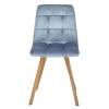 Стул Bradex Home Easy FR 0963 бирюзовый с ножками под дерево фото 2