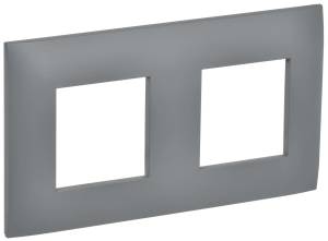 Рамка 2-постовая IEK Skandy SK-M22-K03 серый