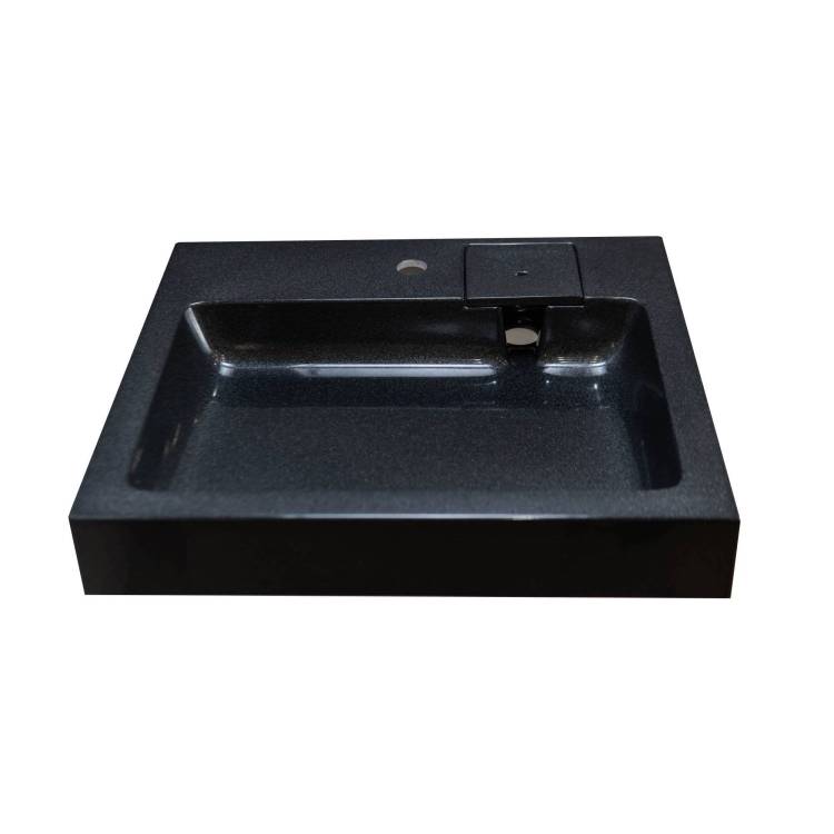 Раковина Stella Polar Солярис SP-00001339 60 см, черная