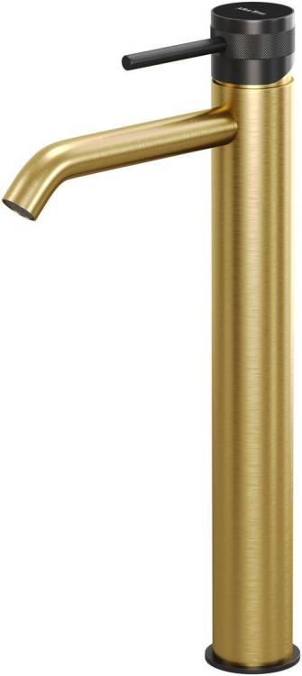 Смеситель для раковины Allen Brau Priority 3.0 5.31A02-GB31 высокий, золотой, черный