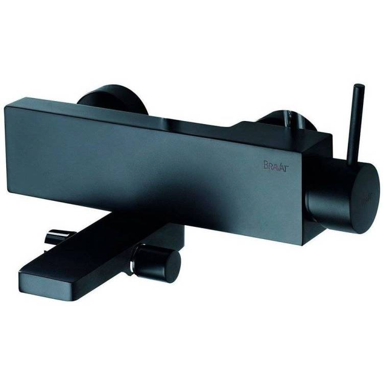 Смеситель для ванны Bravat Arc F66061K-01A-ENG черный матовый