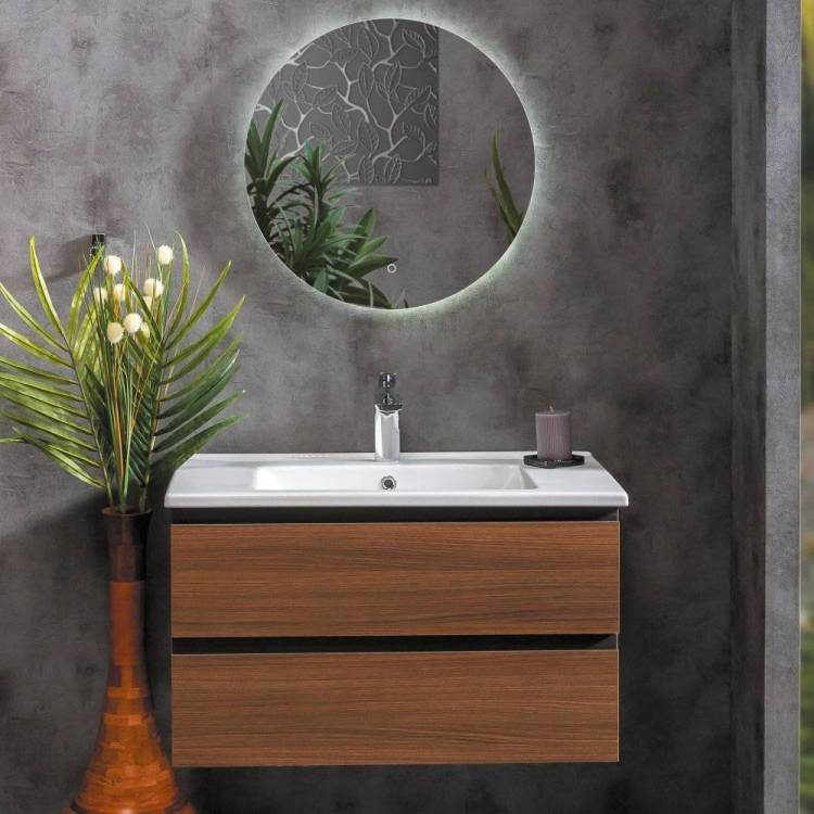 Мебель для ванной Armadi Art Capolda 85 dark wood