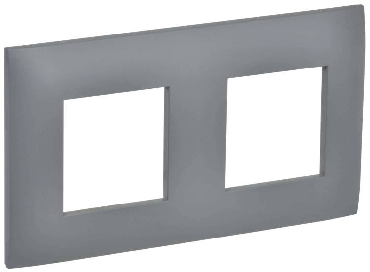 Рамка 2-постовая IEK Skandy SK-M22-K03 серый
