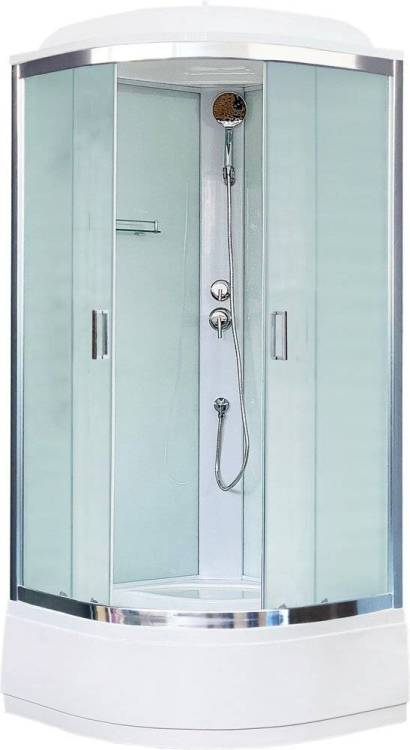 Душевая кабина Royal Bath CK RB90CK5-WC-CH с сиденьем