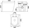 Унитаз приставной IDDIS Calipso Rimless CALRDSEi26 с микролифтом, безободковый фото 7