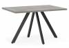 Стол Woodville Keon T32 619940 цемент, черный 118(141.8)x78x75
