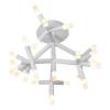 Потолочная светодиодная люстра iLedex Savage FS-017-X25 WH фото 3