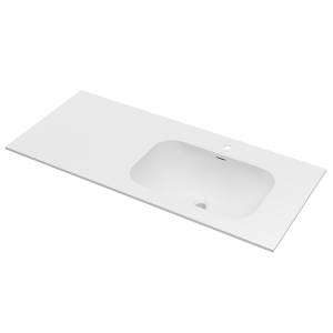 Раковина Vincea Elise VCB-4EL120MW-R правая, белый матовый, 120x53