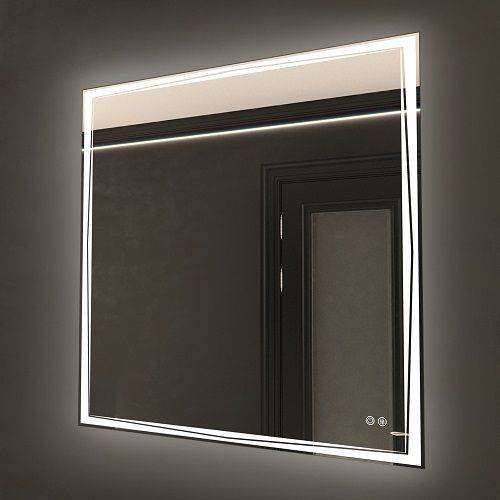 Зеркало с подсветкой и подогревом Art&Max Firenze 800x800" AM-Fir-800-800-DS-F-H