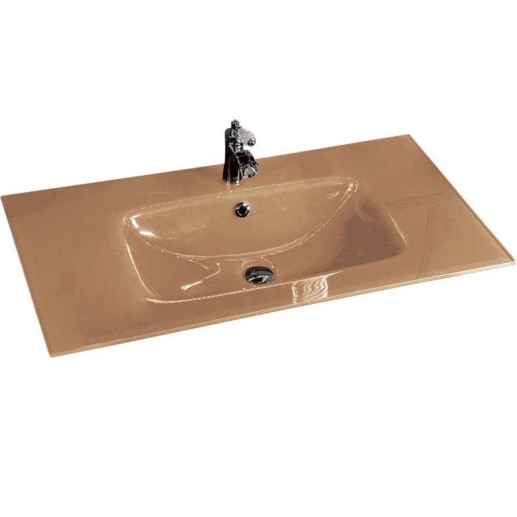 Раковина Armadi Art Monaco 852-140-CP Cappucino моноблок, 140 см