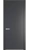 Межкомнатная дверь Profil Doors 1 PA полотно Графит, профиль серая ночь 800x2000