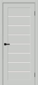 Межкомнатная дверь Bravo Браво-22 полотно Grey Silk, стекло Magic Fog 700x2000