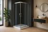 Душевой уголок Royal Bath RB HPD-T-CH профиль хром, стекло прозрачное, 110x110x200