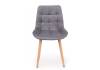 Деревянный стул Notta Челси 632457 Темно-серый (zd 995) / светлое дерево np фото 4