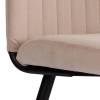 Стул Tetchair Monte Carlo Trend 24792 бежевый, черный, велюр фото 9