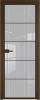 Межкомнатная дверь Profil Doors 5 AX цвет профиля Деорэ, стекло безопасное 6 мм страйп 800x2000