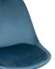 Набор из 4 стульев Stool Group Frankfurt Y863 velvet dark blue X4 синий фото 7