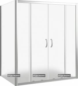 Душевой уголок Good Door Infinity WTW-TD+SP-G-CH 170x90