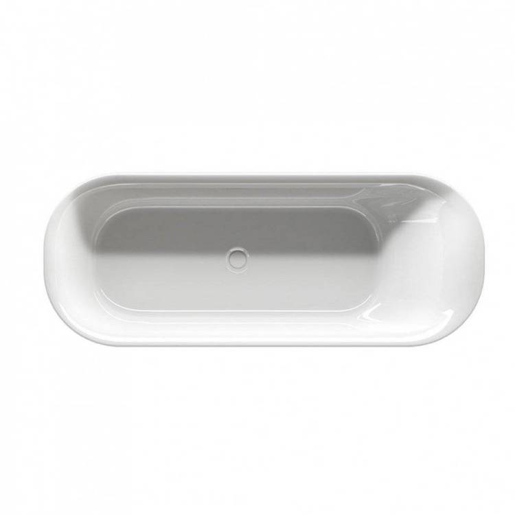 Акриловая ванна Riho Bathtubs Devotion free Fall B095002005 180x71 хром, белая глянцевая