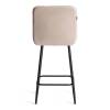 Стул полубарный Tetchair Medeo 24918 бежевый, велюр фото 4