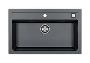 Мойка кухонная Alveus Granital Atrox 40 1140447 Carbon - G91 с сифоном, 79x50