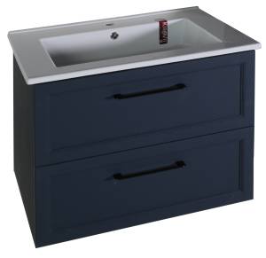 Тумба для комплекта ASB-Mebel 11854 Белмонти 75 Софт синий подвесная