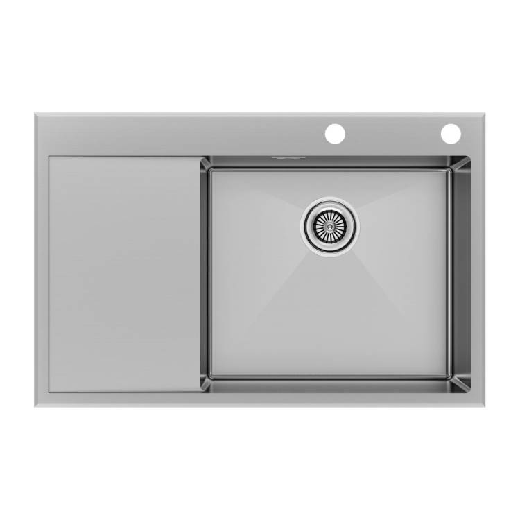 Мойка кухонная Paulmark Kroner-Edge 78F PM777851-BSR Брашированная Сталь, 78x51