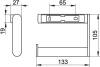 Держатель туалетной бумаги Keuco Plan 14962370000 черный фото 2
