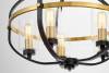 Подвесная люстра Lumina Deco Monterey LDP 1141-5 BK+MD фото 4