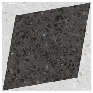 Декор WOW Drops 108807 Natural Rhombus Decor Graphite 18.5x18.5
