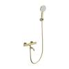 Смеситель для ванны Wonzon & Woghand WW-B2065-A1-BG термостатический, с душевым гарнитуром, брашированное золото