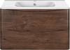 Мебель для ванной Vincea Paola 80 темный дуб фото 4