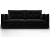 Диван прямой Лига Диванов Лига-100 133652 Черный фото 2