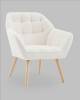 Кресло Stool Group Вэйл QH-8904K TEDDY 1859-01 white белый, тэдди фото 2