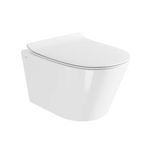 Унитаз подвесной VitrA M50 8302B003-6404 безободковый, VortexFlush, сиденье микролифт, белый