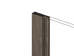 Финишный молдинг Hiwood LF124A BR490K 270x1.2x4.2