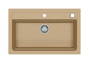 Мойка кухонная Alveus Granital Atrox 40 1140445 Beige - G55 с сифоном, 79x50
