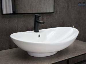 Раковина Gid Lago N9004 51205 белая, 65x43.5x20