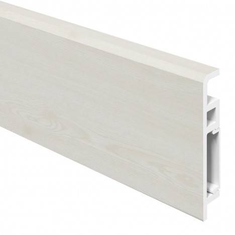 Плинтус CronaFloor Foresta BK001 Дуб Беленый 2000x70x13