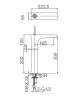 Смеситель для раковины Wonzon & Woghand Shark WW-48B1104-CR высокий, Хром фото 2