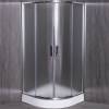Душевой уголок Esbano ESR-8025 профиль хром, стекло рифленое, 100x100x200