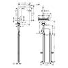 Смеситель для кухни Hansgrohe Aquno Select M81 73830670 черный фото 2